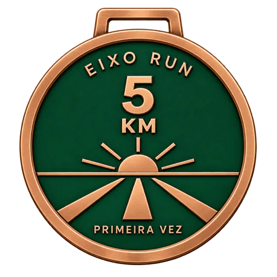 Medalha de bronze dos primeiros 5 km